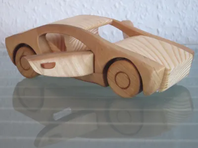 Produktbild von Rennauto Sportauto Holzauto Modellauto Sportwagen Auto Holz