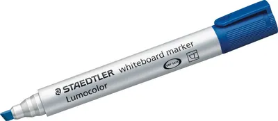 Produktbild von Staedtler 351 B, 1 Stück(e), Blau, Meißel, Blau, Weiß, Weiß, Polypropylen (PP)