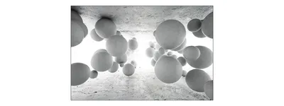 Produktbild von Muralo Fototapete 3D Effekt 90 (B) x 60 (H) cm Vlies Wand Tapete Tunnel Abstraktion Optische Täuschung 3D Optik Wohnzimmer Schlafzimmer moderne Wandbild