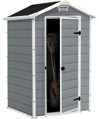 Obrázok produktu pre Keter Garden House Manor 4X3 Grey/White 128 X 94 X 196 cm