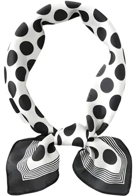 Produktbild von Elegantes Halstuch DO-40149 in Schwarz/Weiß KP40149