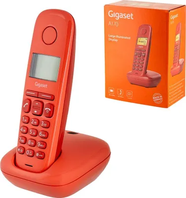 Obrázek produktu pro Gigaset Bezprzewodowy telefon A170 Straweberry