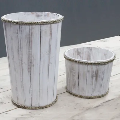 Productafbeelding van Grote Tina voor nautische decoratie - Wit, 45x32 cm