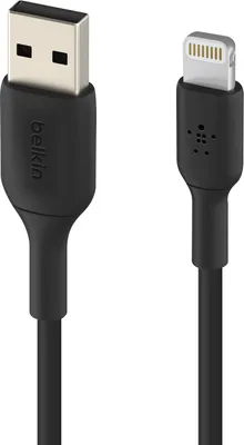 Obrázek produktu pro Belkin CAA001BT1MWH2PK, 1 m, Lightning, USB A, Samec, Samec, Bílá