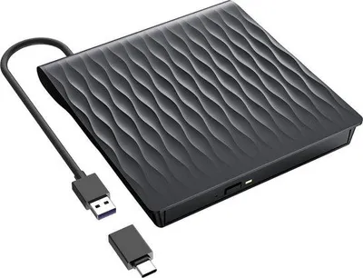 Immagine prodotto di Masterizzatore DVD esterno USB 3.0 Type-C nero