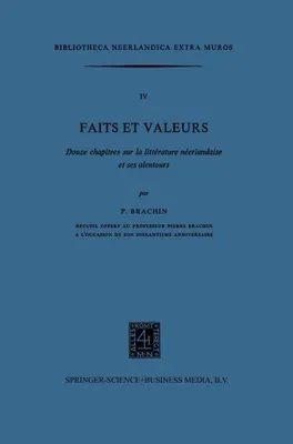 Obrázok produktu pre Faits et Valeurs