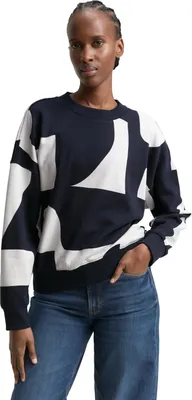 Produktbild von Tom Tailor 1049413_XL, Erwachsener, Weiblich, Sweatshirt, Navy, Langärmlig, XL
