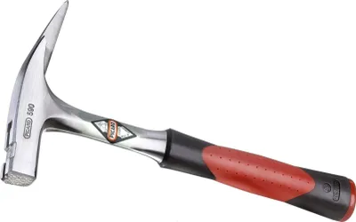 Produktbild von Picard Ganzstahllatthammer 59000 mit Magnet glatte Bahn mit 2-Komponenten Spezialgriff - 59000