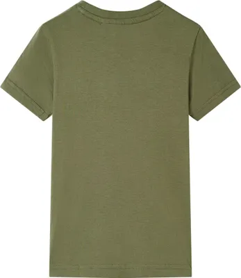 Image de vidaXL T-shirt enfant kaki 140
