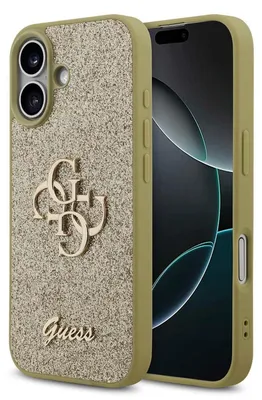 Produktbild von Etui Guess Fest Glitter Big 4G Na Iphone 17 - Złote