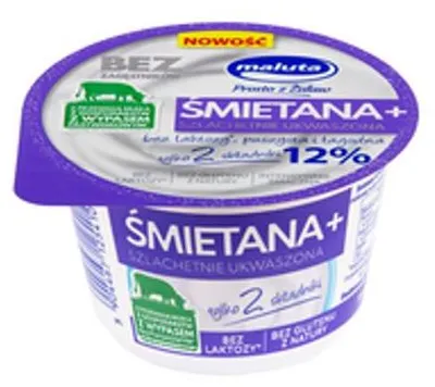 Obrázek produktu pro Maluta Smetana 12 % 200 g bez laktózy