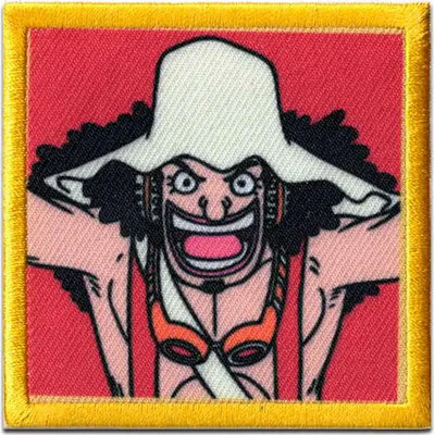 Produktbild von Comercial Mercera One Piece Usopp - Aufnäher, Bügelbild, Aufbügler, Applikationen, Patches, Flicken, zum aufbügeln, Größe: 6,5 x 6,5 cm