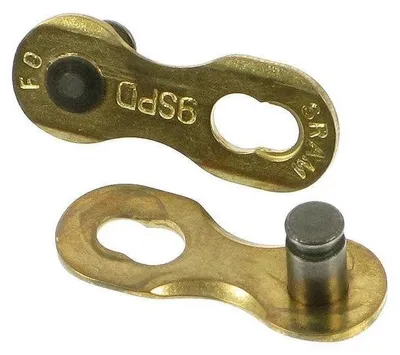 Produktbild von Sram Kettenverschlussglied Set/4St. Power Link 9-fach gold