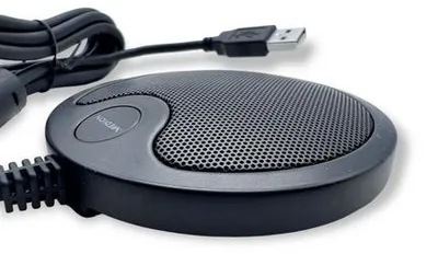 Produktbild von MEDION MD 88052 USB Tischmikrofon Konferenz Mikrofon für PC Laptop Home Office Meeting