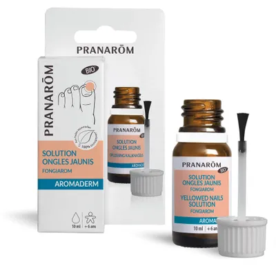 Image de Pranarôm Aromaderm Lotion Ongles Jaunis