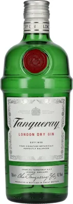 Produktbild von Tanqueray London Dry Gin, Spirituose für Gin & Tonic, 43,1% vol, 700 ml