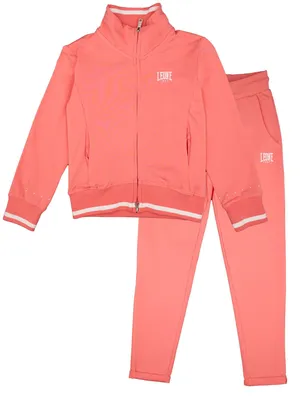 Immagine prodotto di Tuta da bambina non felpata con colletto e zip Leone Bright