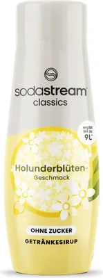 Obrázok produktu pre SodaStream 1024269490, Sirup pre sýtené nápoje, Zelená, Biela, Žltá, Bazový kvet, 440 ml, 9 L, 1 kusov