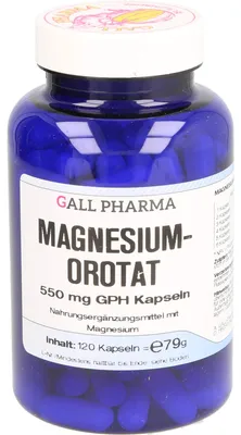 Zdjęcie produktu dla GALL PHARMA Orotan magnezu 550 mg GPH Kapsułki, 120 szt. Kapsułki
