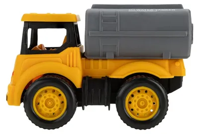 Produktbild von Baufahrzeuge Spielzeugautos Kinder Baustellenfahrzeuge LKW Set 2 Stück ab 3 Jahren Gelb
