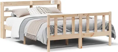 Produktbild von Massivholzbett ohne Matratze 160x200 cm Kiefernholz