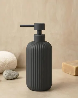 Immagine prodotto di Dispenser portasapone liquido da appoggio in Vetroceramica grigio color