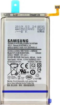 Produktbild von Akku Original Samsung für Galaxy S10+ SM-G975F, Typ EB-BG975ABU, original Samsung Service Pack