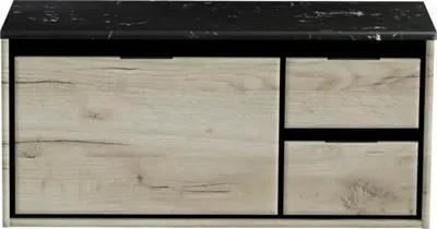 Obrázok produktu pre Kúpeľňová skrinka pod umývadlo Sanox Loft craft oak 101 x 47 x 46 cm