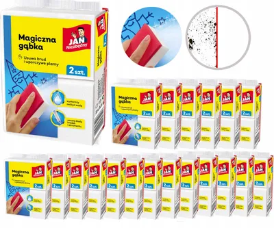 Zdjęcie produktu dla Jan Niezbędny Magiczna Gąbka 40 szt.