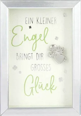Produktbild von Depesche Komplimente im Bilderrahmen, klein : Ein kleiner Engel bringt dir großes... Komplimente im Bilderrahmen, klein: Ein kleiner Engel bringt dir großes...