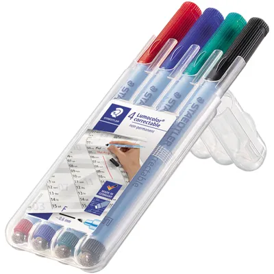 Image de STAEDTLER Folienstift Lumocolor correct M 4ST