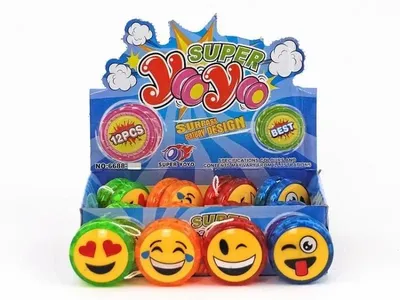 Obrázok produktu pre Yoyo smajlík so svetlom (12ks)