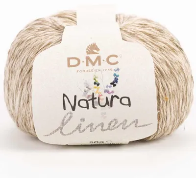 Obrázok produktu pre Natura Linen od spoločnosti DMC – Prémiová zmes lnu, priadza na letné pletenie (50 g), farba (03)
