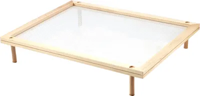 Produktbild von Einfache Montage Lebensmitteltrockner Rack Schnell trocknend Holz einfach zu auftragen einzelne Gemüse-Trocknungsregal-Haushaltsvorräte