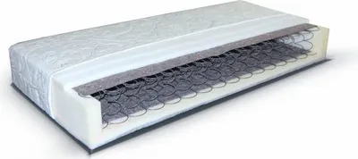 Produktbild von Marlux-Meble Doppelseitige Bonellfederkernmatratze Elena 90x200 cm Komfort Boxspring Bonellfederkern Matratze für Etagenbett JSM-7 Federkernmatratze