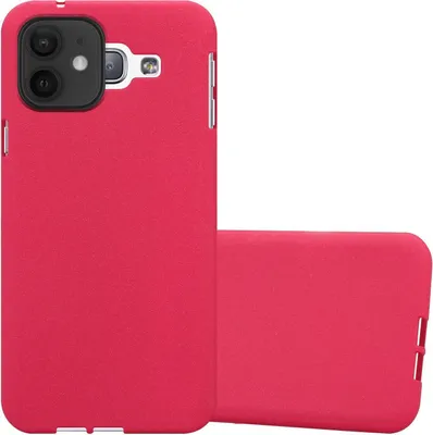 Immagine prodotto di Cadorabo custodia protettiva per Apple iPhone 12 PRO MAX in rosso custodia del telefono cellulare TPU Etui Cover Case