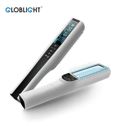 Two UV therapy devices are shown against a white background. One device is in the foreground, and the other is in the background, slightly angled.