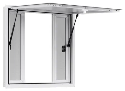 Produktbild von 92 x 92 cm Markise für Imbisswagen mit Ausgabeschalter