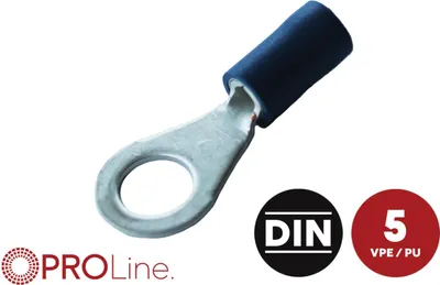 Produktbild von Ringkabelschuh 1,5mm²-2,5mm²/8,4mm blau Stück