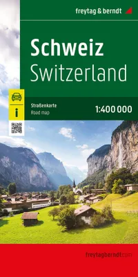 Produktbild von freytag & berndt Straßenkarte Schweiz 1:400.000