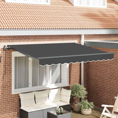 Obrázok produktu pre Maison Exclusive – Výsuvná markíza, farba antracit, rozmer 300 x 200 cm, látka
