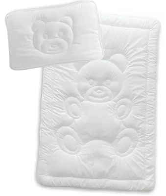 Zdjęcie produktu dla Zestaw pościeli dla dzieci KNERST 100x135/40x60 cm (misie) z kołdrą i poduszką