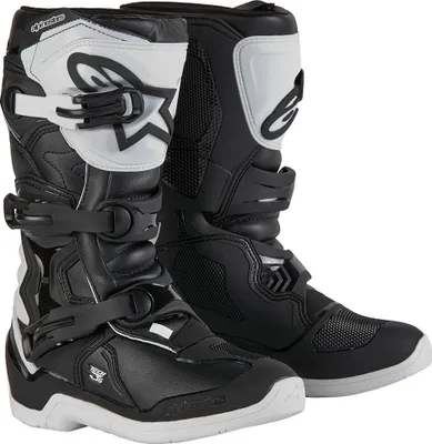 Produktbild von Alpinestars Tech 3S Jugend Motocross Stiefel, weiß/schwarz, 6 (39)