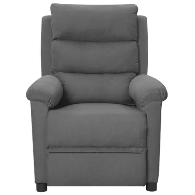 Immagine prodotto di vidaXL Poltrona relax in tessuto grigio chiaro