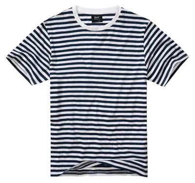 Produktbild von Brandit T-Shirt Herren Ringelshirt shortsleeve navy/weiß Basics 100% Baumwolle L