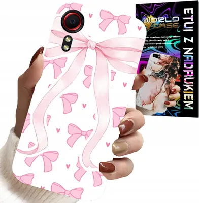 Produktbild von Fall Für Samsung Galaxy Xcover 5 - Rosa Schleife Mode Designs Fall