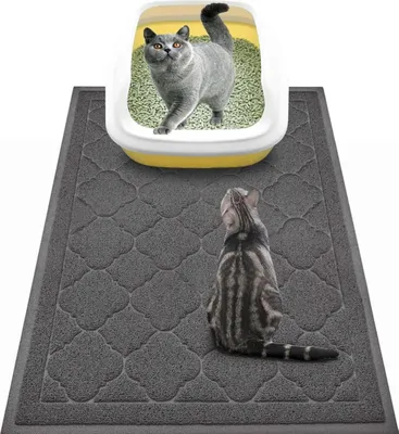 Obrázok produktu pre Podložka do vaničky WePet, prémiová PVC záchytná podložka, , XXL 119,8 x 91,4 cm, sivá