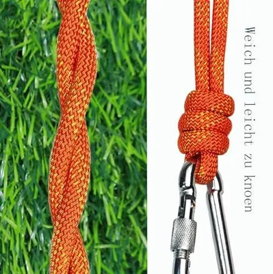 Productafbeelding van Multifunctioneel Nylon Touw van 6 mm x 50 m in Oranje
