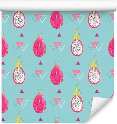 Produktbild von 10m VLIES TAPETE Rolle DRACHENFRUCHT Geometrische Muster Küche 6352