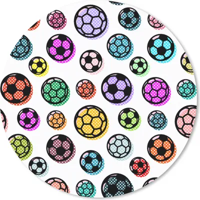 Produktbild von MuchoWow® Mauspad Mousepad Muster - Fußball - Sport - Jungen - Kinder - Kinder 50x50 cm - Mousepads - Maus Mat - Pad - Mausunterlage - Vinyl